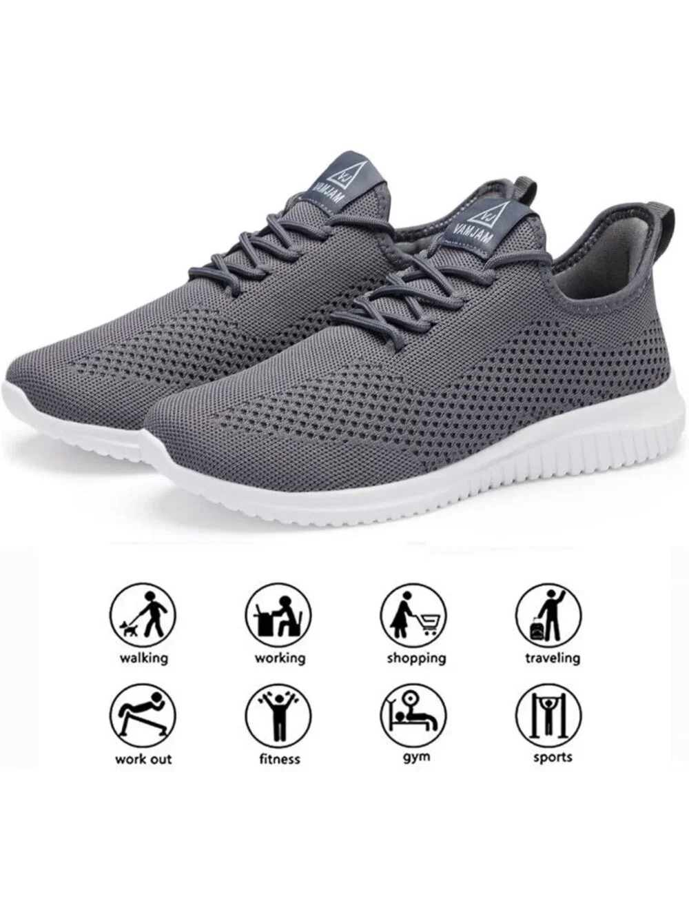 Ultra Lightweight Breathable Men's Running & Walking Shoes - Non-Slip Athletic